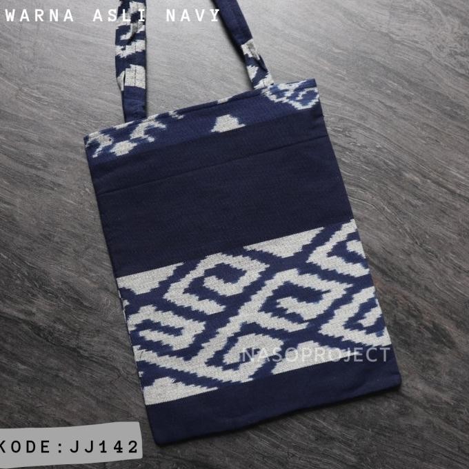 Tote Bag Tas Jinjing Bahan Kain Tenun Etnik Lombok