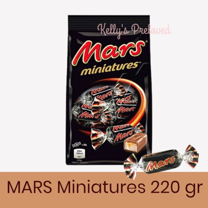 

MARS MINIATURES 220 GRAM COKELAT MARS MINI