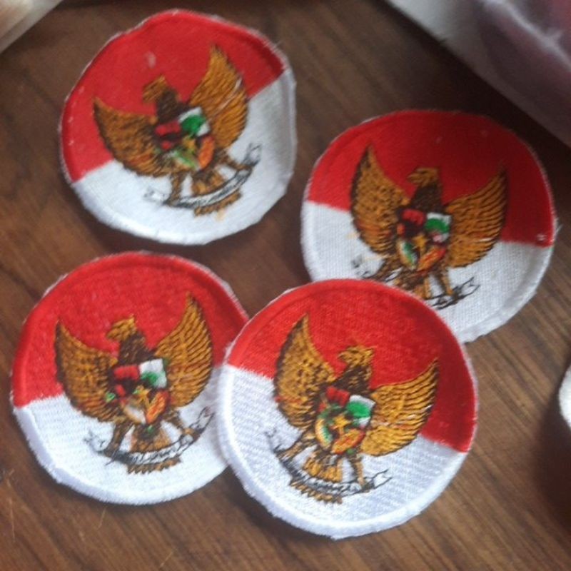 Logo garuda bordir bulat