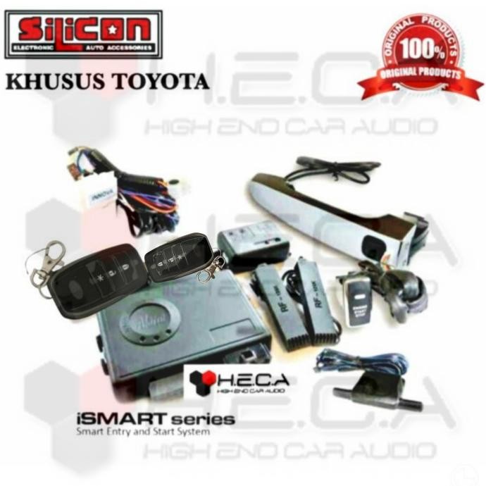iSmart Alarm Mobil Pintar SILICON Khusus TOYOTA Smart Keyless Entry