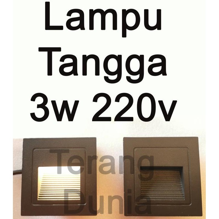 Baru Lampu Tanam Tangga Led 3W Lampu Tangga Lampu Steplight Lampu Dinding