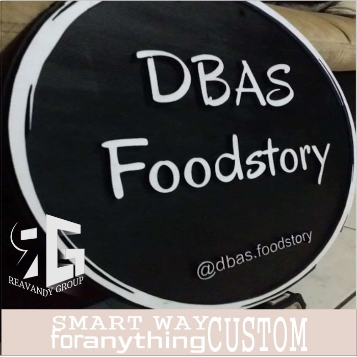 Plang Nama Kayu / Papan Nama Toko, Cafe, Restro/ Dekorasi Dinding Kayu New