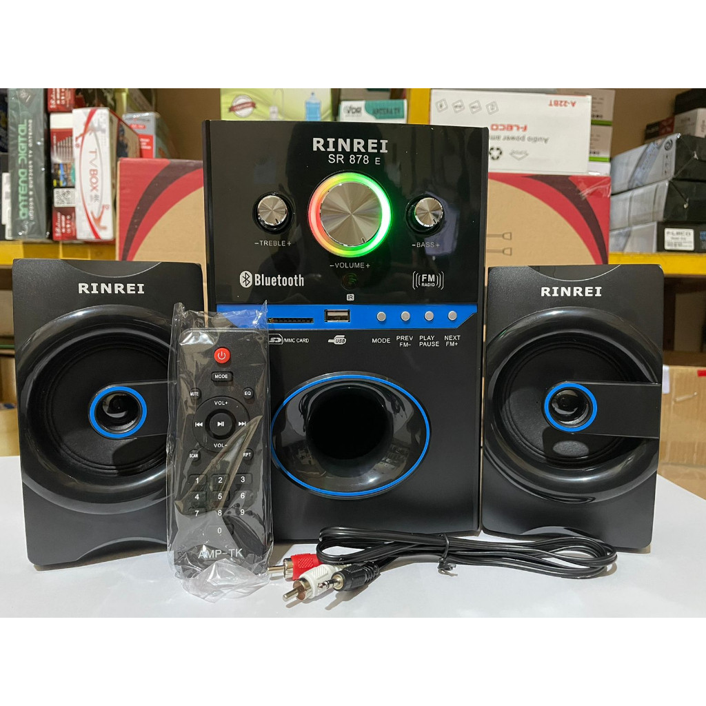 Speaker Aktif RINREI 878F/ Speker bluetooth super bass Rinrei- USB/ Speaker portable usb