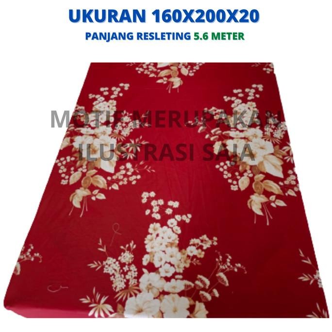 Sarung Kasur Resleting Uk.160X20X200 | Sprei Resleting | Sarung Kasur