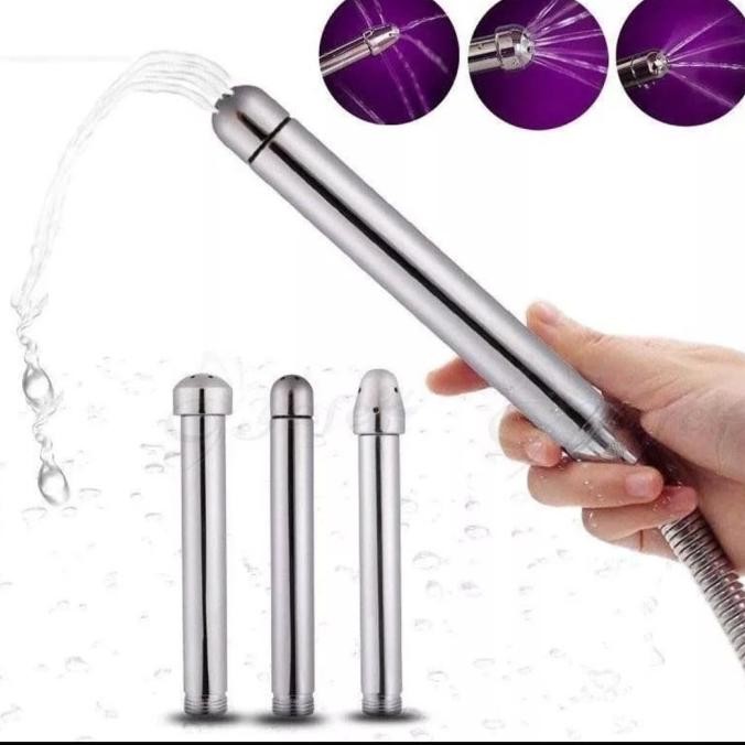 vaginal anal cleaner stainless faucet / enemator enema / pembersih
