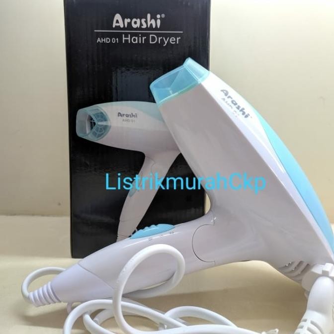 ARASHI AHD01 Hair Dryer HairDryer Pengering Rambut Level Speed 400w