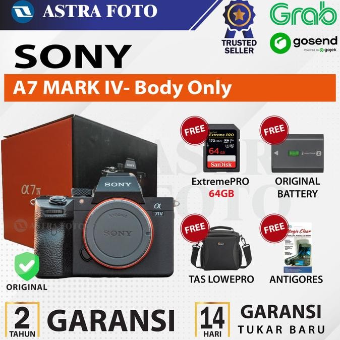 Sony A7Iv Body Only - Sony A7 Iv Sony A7 Mark Iv - A7Iv Bo