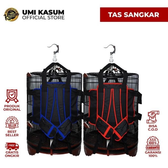 Tas Sangkar Burung Umi Kasum Multifungsi Kandang Kotak Dan Bulat