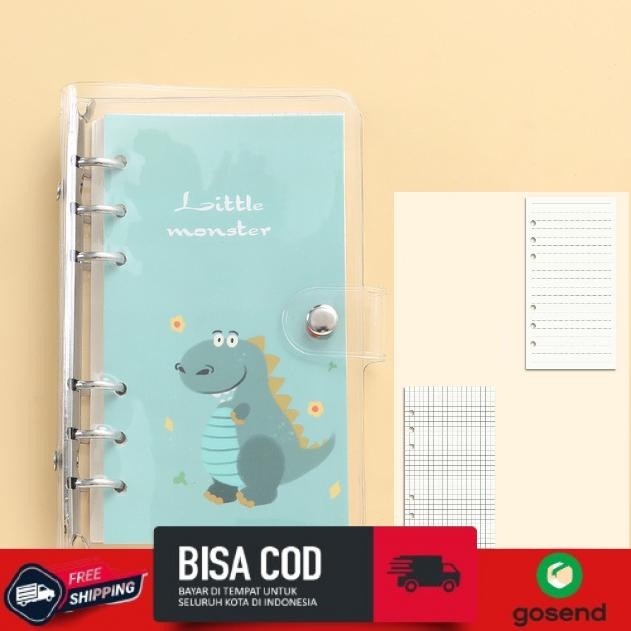 

Buku Binder Catatan Notebook Horizontal Grid Ring Snap - JJ50