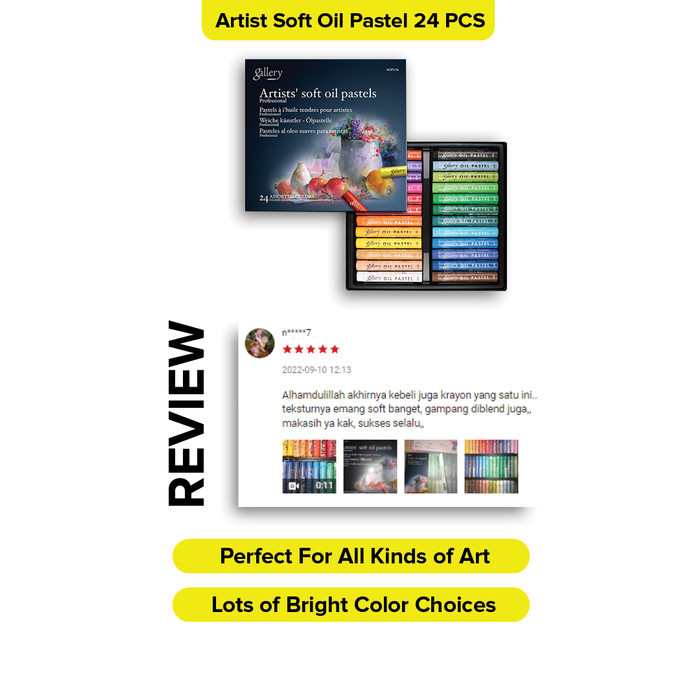 

TERLARIS! Mungyo - Artist Soft Oil Pastel/Crayon Minyak 24 PCS