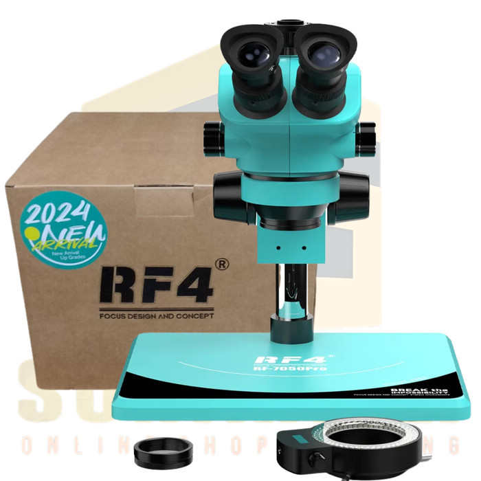 RF4 RF7050Pro 2023 7-50X Synchronous Zoom Trinocular StereoMicroscope