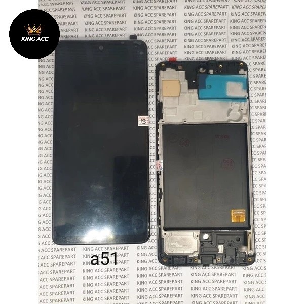 LCD TOUCHSCREEN FRAME SAMSUNG GALAXY A51 A515 A515F ORIGINAL OLED