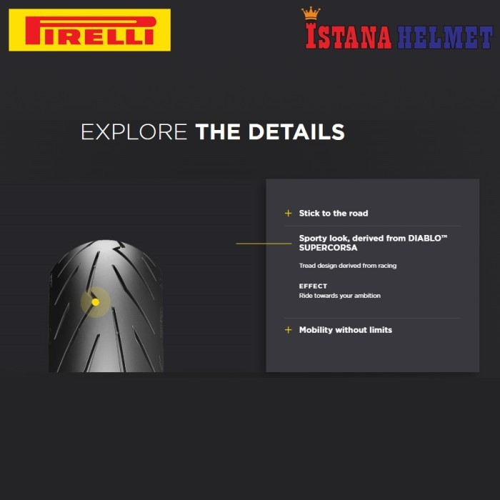 Ban Pirelli Diablo Rosso Sport 90/90-14 Tubeless