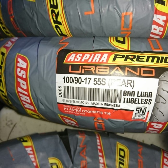 Paket 2 Ban Size Standar 80 100 & 100 90 Ring 17 Motor Verza Urbano