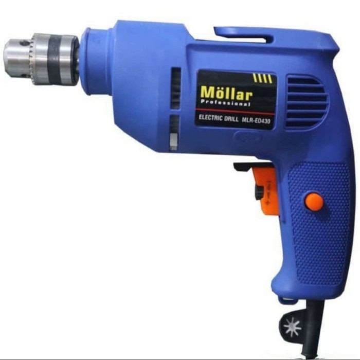 MOLLAR Bor Tangan Listrik 10mm bor kayu besi Mollar ED430 Electric Dri