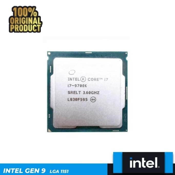 Intel Core i7 9700K | Processor Gen 9 LGA 1151 TRAY