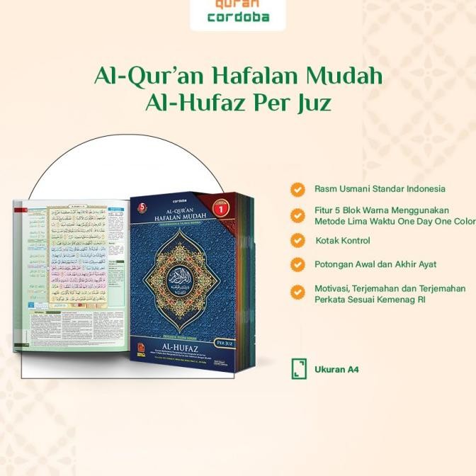Al Quran Al Hufaz Per Juz Besar Quran Cordoba A4