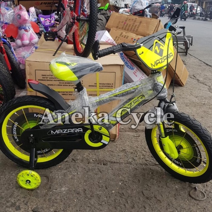 TERLARIS Sepeda Anak Cowok Bmx Mazara 18 Sepeda Anak Cowok Roda Empat Murah