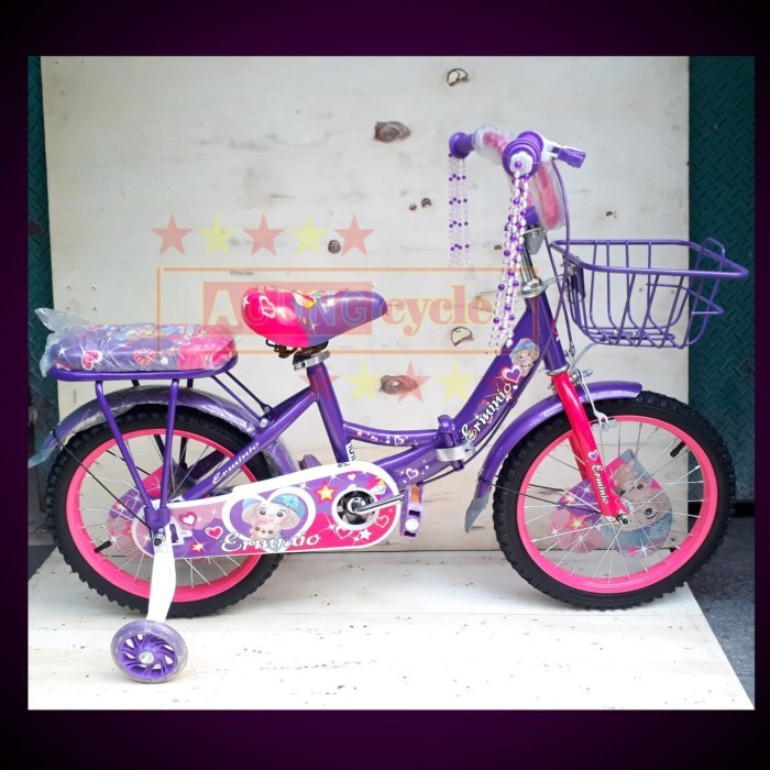 SEPEDA LIPAT MINI ANAK ERMINIO FORWARD 12 16 18 FOLDING BIKE PEREMPUAN
