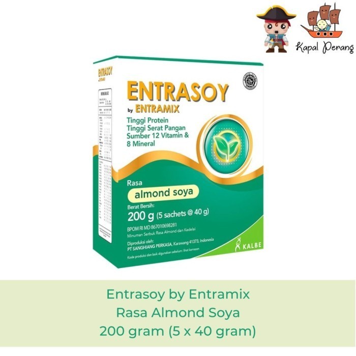 

TERLARIS TERLARIS ENTRASOY ALMOND SOYA 200 GRAM MURAH!!! MURAH MURAH