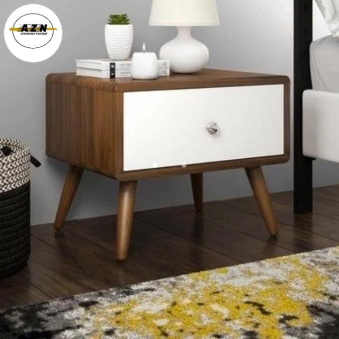 Meja Nakas Sudut Minimalis Nakas Kamar Tidur