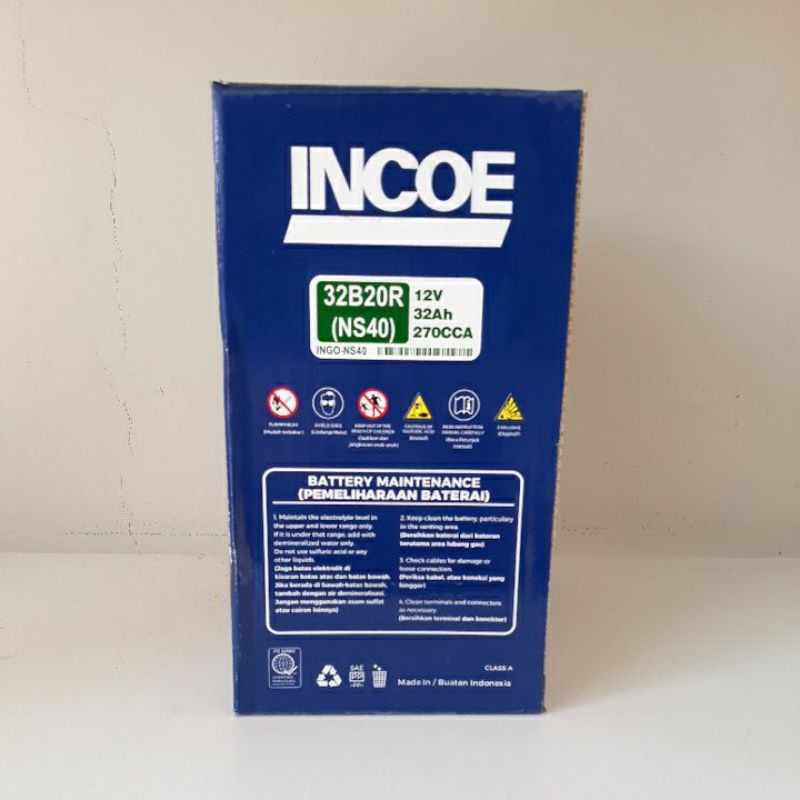 Aki Mobil Toyota Avanza NS40 INCOE Aki Basah