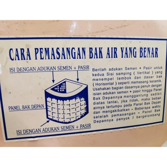ALCO - BAK AIR MANDI SUDUT LUXURY FIBER GLASS 120 LITER 120 LTR PINK