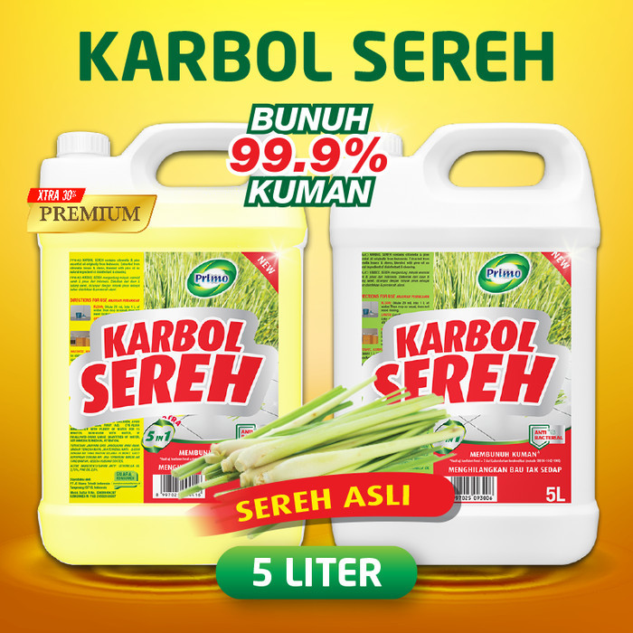 

SALE PRIMO Karbol Sereh Asli & PREMIUM 5 Liter