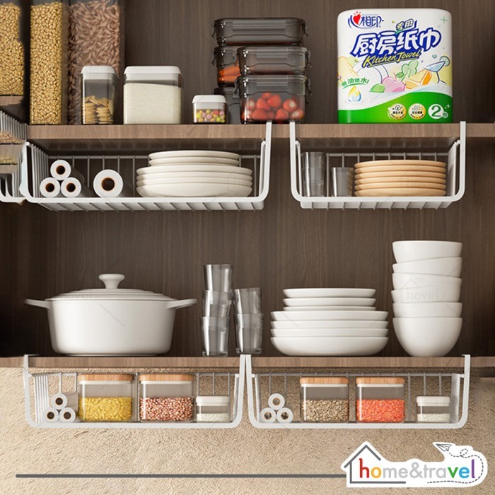 

DISKON Rak Bumbu Dapur Gantung Aesthetic Minimalis Ambalan Kitchen Set Organizer Multifungsi