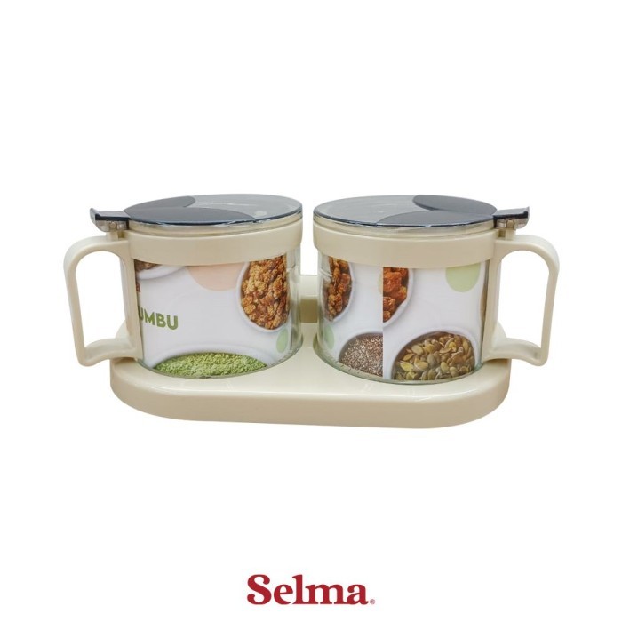 

TERLENGKAP Selma Set 2 Pcs Michigan Tempat Bumbu Dapur - Kuning