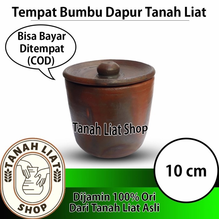 

TERLENGKAP Tempat Bumbu Dapur Gula, Garam, Merica, dll/Toples Kopi,Teh Tanah Liat