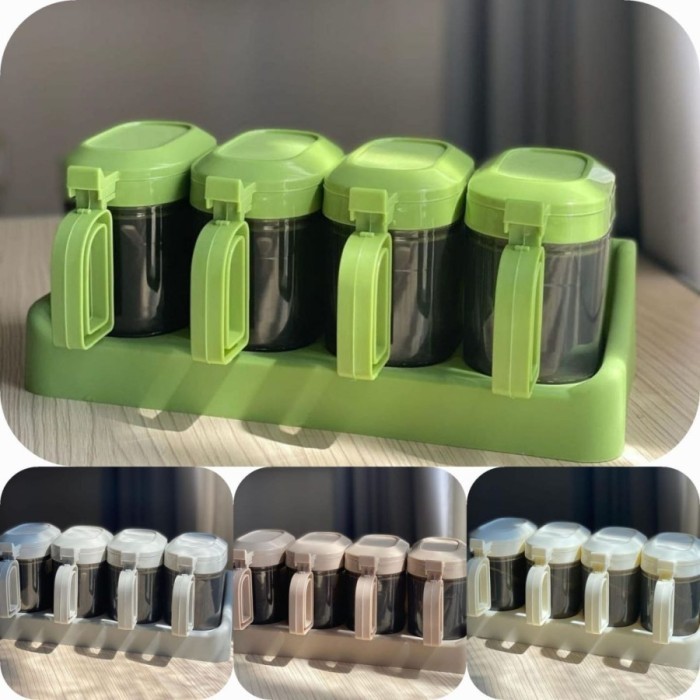 

OBRAL Kitchen Set Wadah Bumbu MAMAMIA isi 4