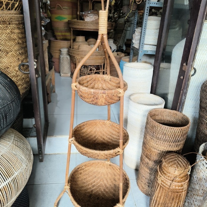 

NEW TEMPAT BUMBU BAMBU KERUCUT D40cm H130CM