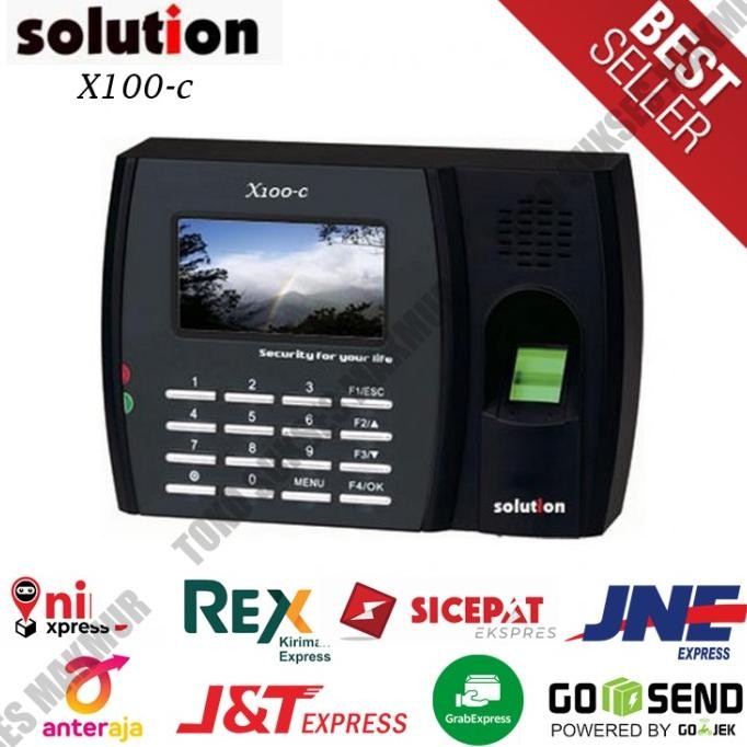 Solution X100C Mesin Absensi Finger Print