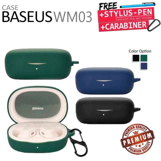 Original Baseus Bowie Wm03 - Elegant Soft Case Tws Bluetooth Earphone