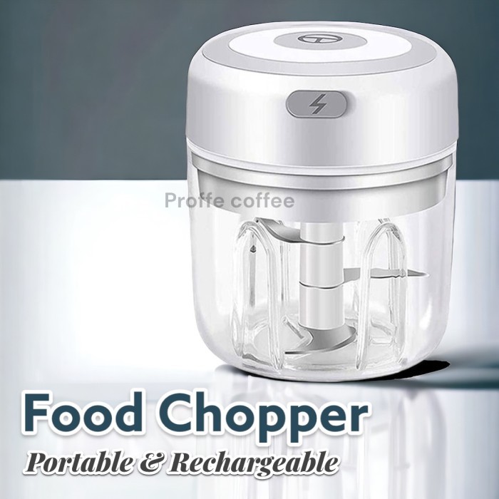

GRATIS ONGKIR food chopper charge 250ml blender penghancur bumbu daging buah sayur