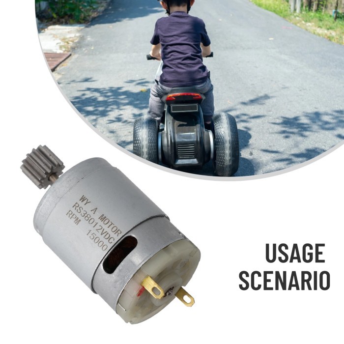 ELECTRIC VEHICLE MOTOR 12 TEETH GEAR FOR RS550 RS390 RS380 12V 6V