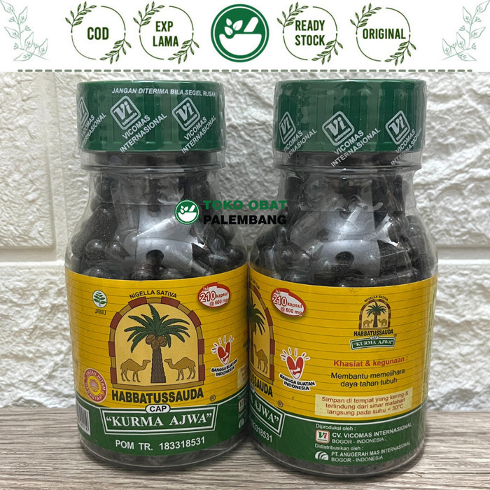 

Diskon Habbatussauda Cap Kurma Ajwa 210 Kaps Jinten Hitam Habatusauda Vicomas