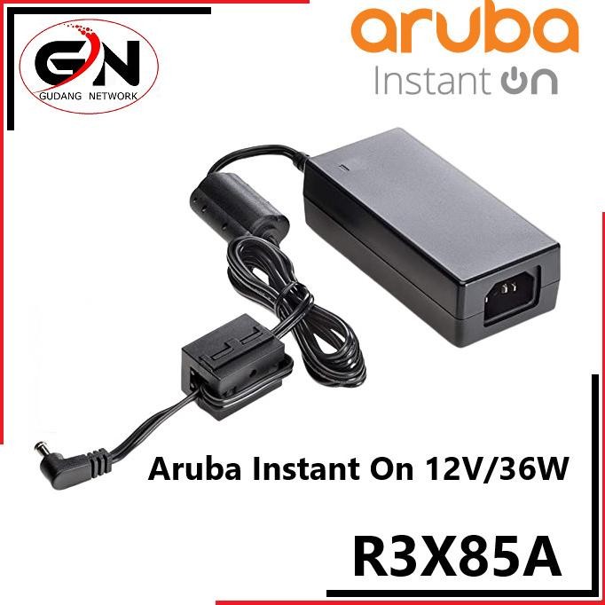 aruba instant on 12v/36w power adapter [r3x85a] - no power cord stok terbatas