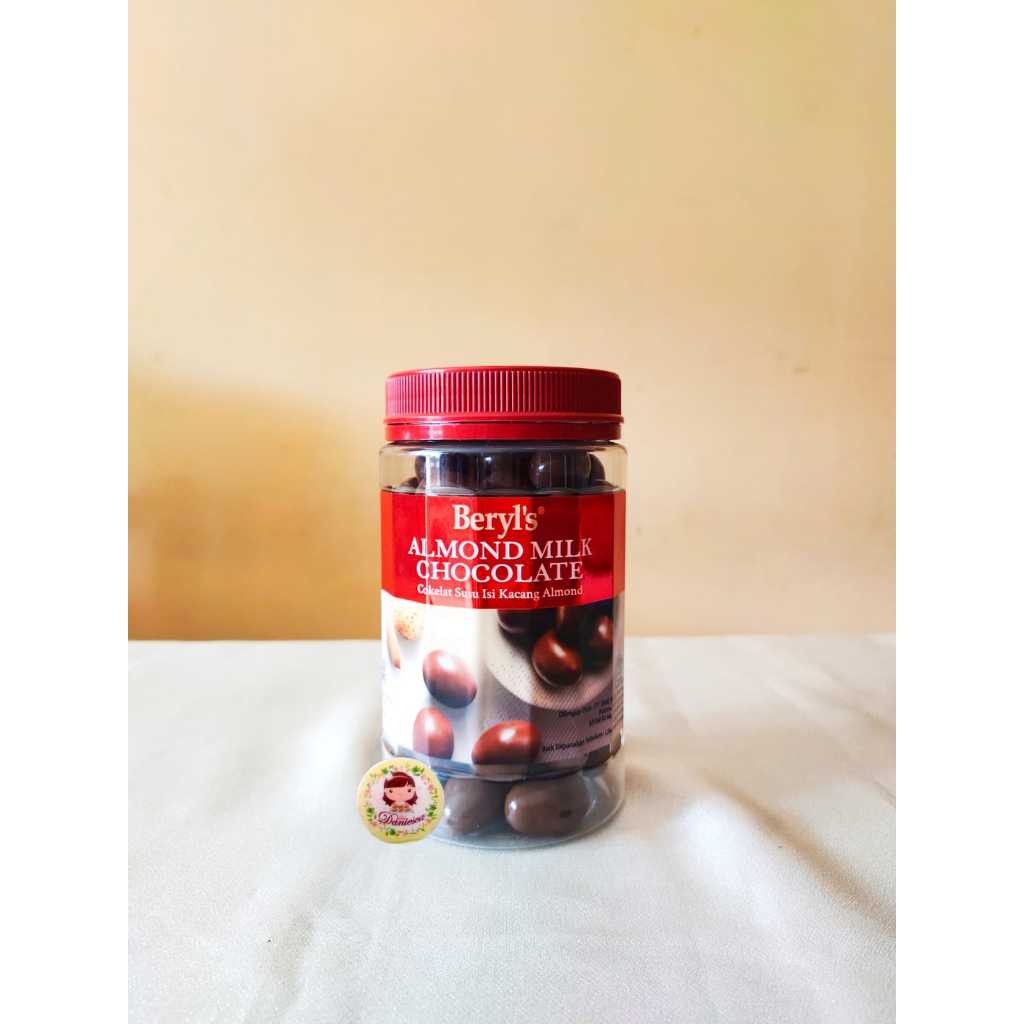 

.Coklat Import I Beryl's jar 450gr Cokelat Malaysia Classic Tiramisu Almond Greentea Milk White(scp)