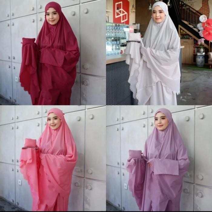 mukena traveling kecil lembut premium