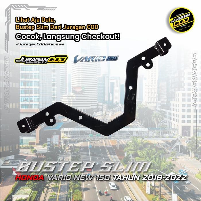 Footstep / Pijakan kaki Depan Vario 125 150 new 2018-2022 model plat Original