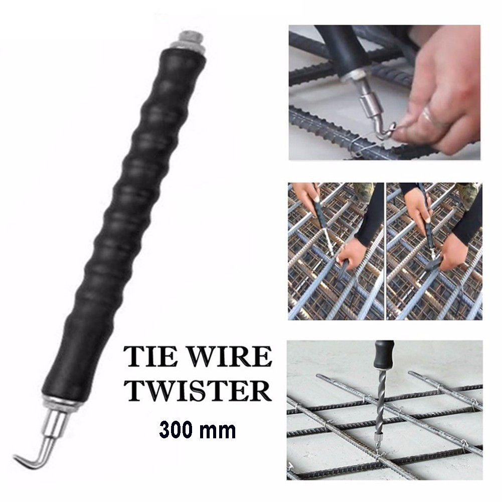 

SHENA Alat Pemutar Kawat Wire Twister Semi Automatic Hook Construction - S-300