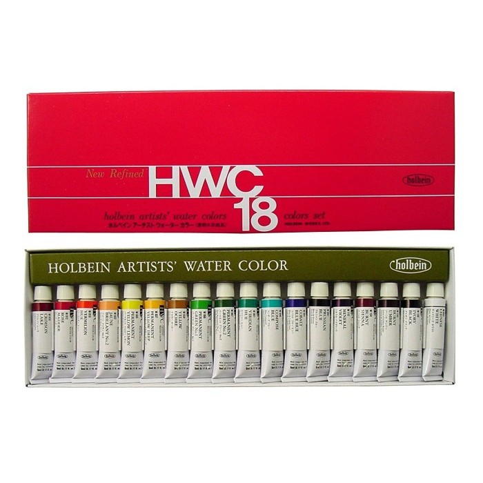 

TERBARU Holbein Artis Watercolor Set 18 HOT SALE!