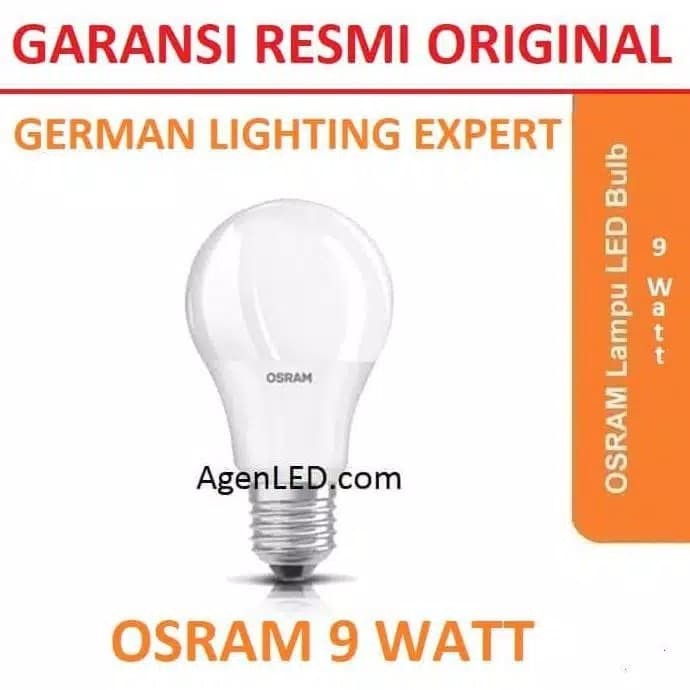 OSRAM Lampu LED 9 watt cahaya putih