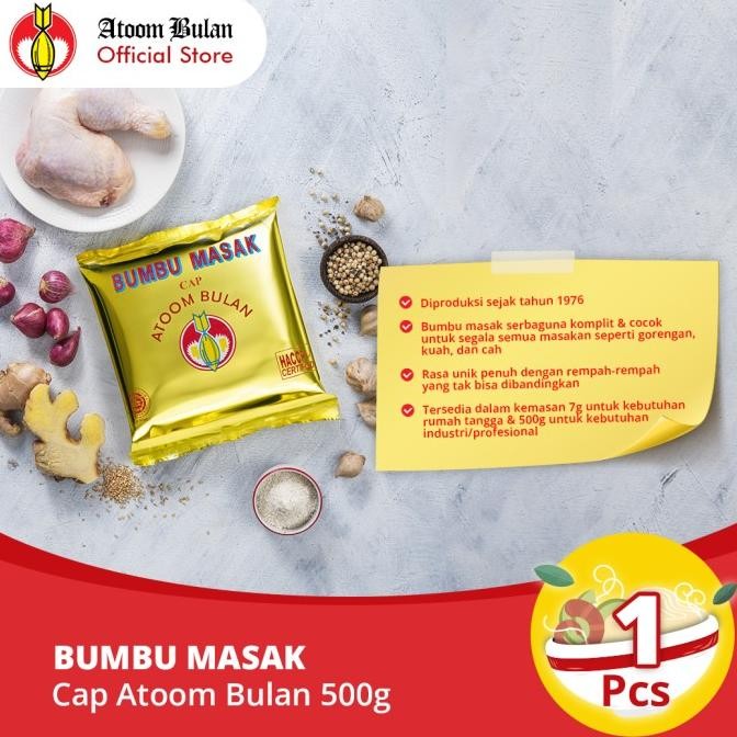 

Bumbu Masak Cap Atoom Bulan - 500 gram H24S