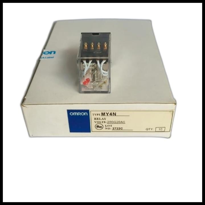 MY4N-220VAC RELAY OMRON MY4N