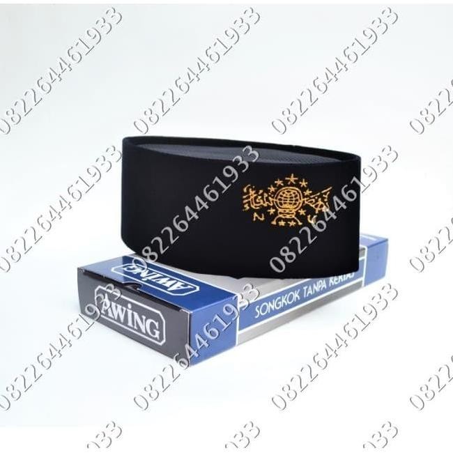 Peci Awing Full AC Logo NU Kopiah Songkok Nasional Awing Original