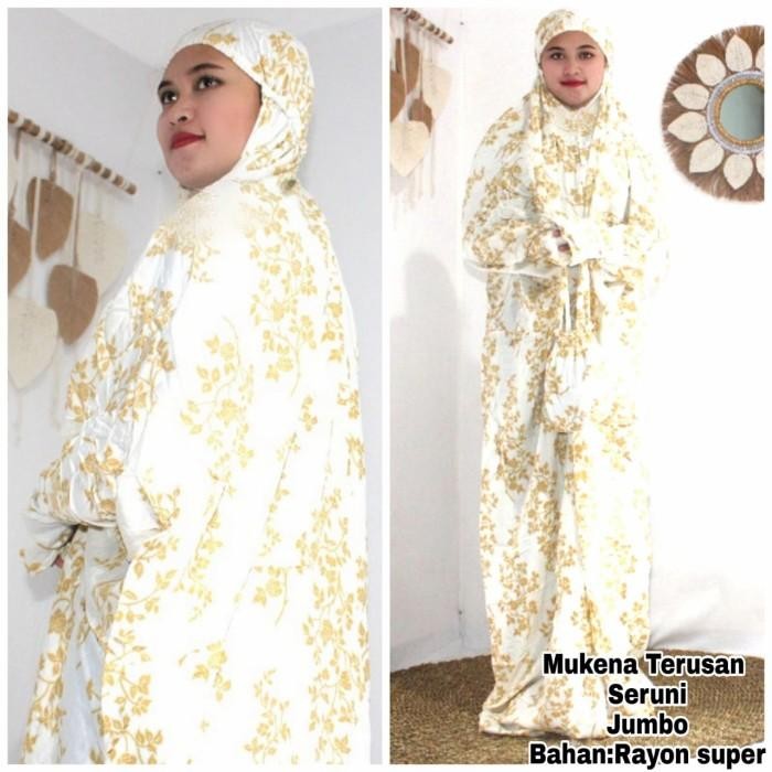 Mukena Bali Abaya Motif Seruni Jumbo Dewasa lembut premium