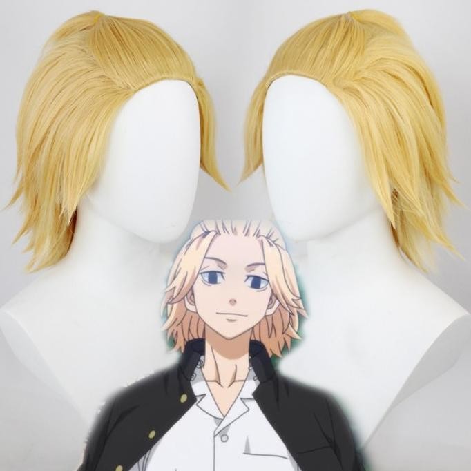 LOL-86 wig mikey manjiro sano tokyo revengers rambut palsu cosplay kar